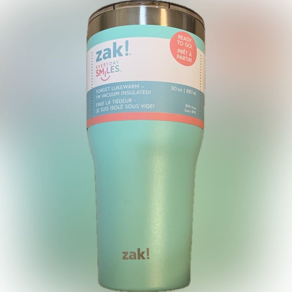Zak! Insulated Tumbler in Aqua - 30oz